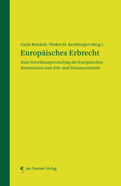 Produktbild: Europ&auml;isches Erbrecht