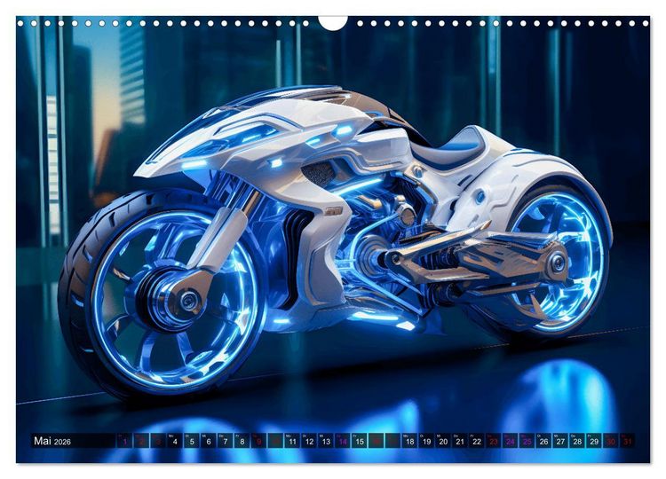 Produktbild: Dream Bikes - Motorr&auml;der aus der Zukunft (Wandkalender 2026 DIN A3 quer), CALVENDO Monatskalender