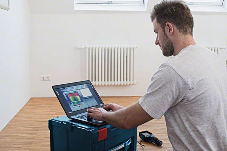 Produktbild: Bosch Professional GTC 400 C W&auml;rmebildkamera -10 bis +400 &deg;C 160 x 120 Pixel