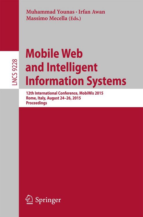 Produktbild: Mobile Web and Intelligent Information Systems