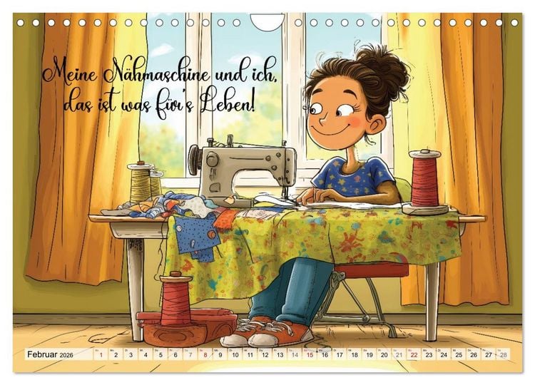 Produktbild: Fr&ouml;hlich eingef&auml;delt (Wandkalender 2026 DIN A4 quer), CALVENDO Monatskalender