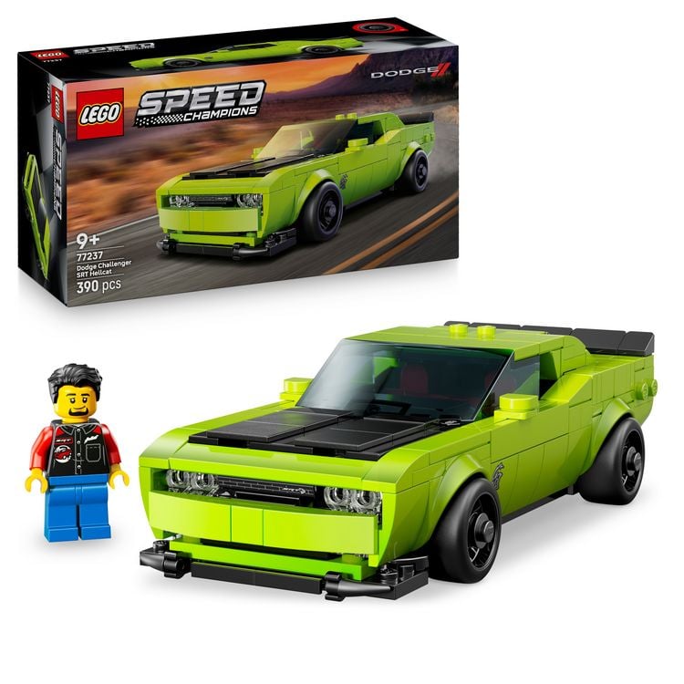Produktbild: LEGO Speed Champions Dodge Challenger SRT Hellcat Sportwagen 77237
