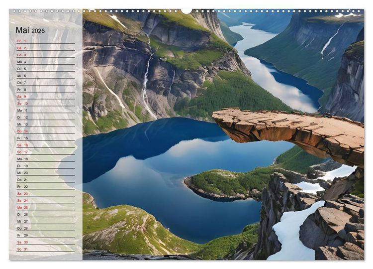 Produktbild: Magische Momente mit Naturspektakeln (hochwertiger Premium Wandkalender 2026 DIN A2 quer), Kunstdruck in Hochglanz