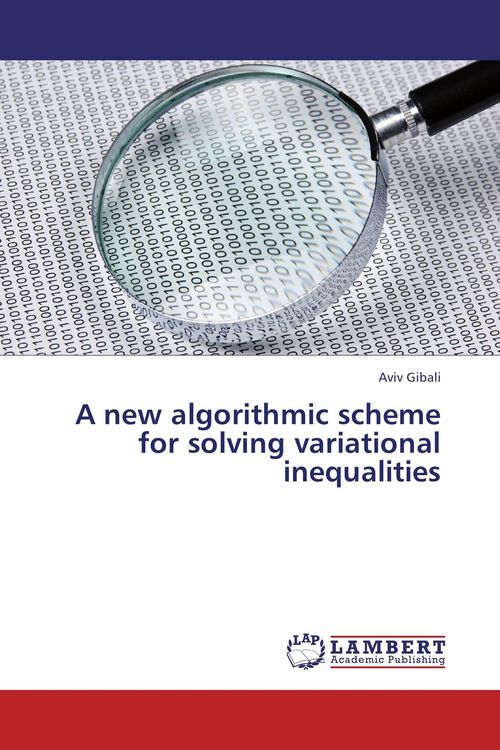 Produktbild: A new algorithmic scheme for solving variational inequalities