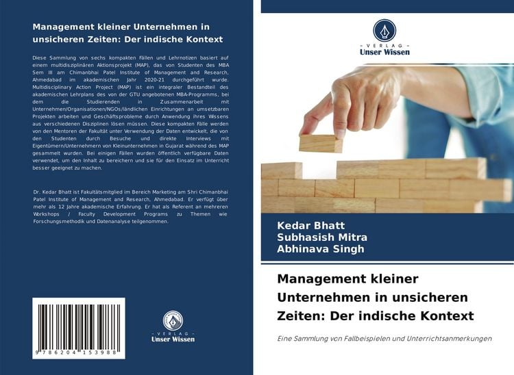 Produktbild: Management kleiner Unternehmen in unsicheren Zeiten: Der indische Kontext