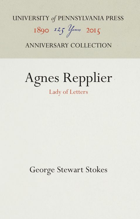 Produktbild: Agnes Repplier