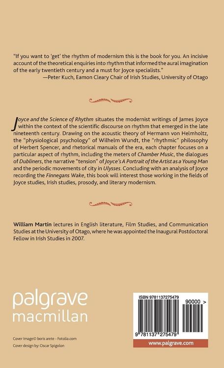 Produktbild: Joyce and the Science of Rhythm
