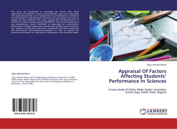 Produktbild: Appraisal Of Factors Affecting Students' Performance In Sciences