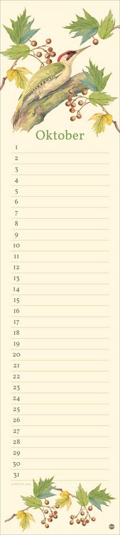 Produktbild: Edith Holden: Geburtstagskalender Langplaner
