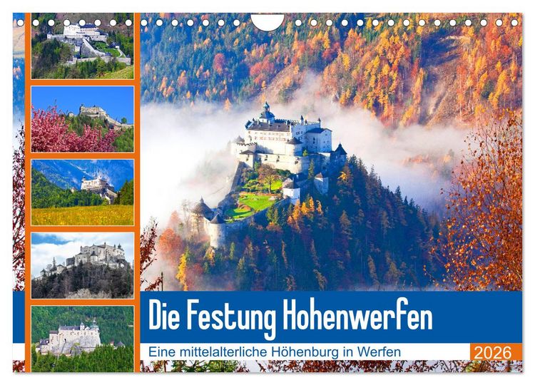 Produktbild: Die Festung Hohenwerfen (Wandkalender 2026 DIN A4 quer), CALVENDO Monatskalender