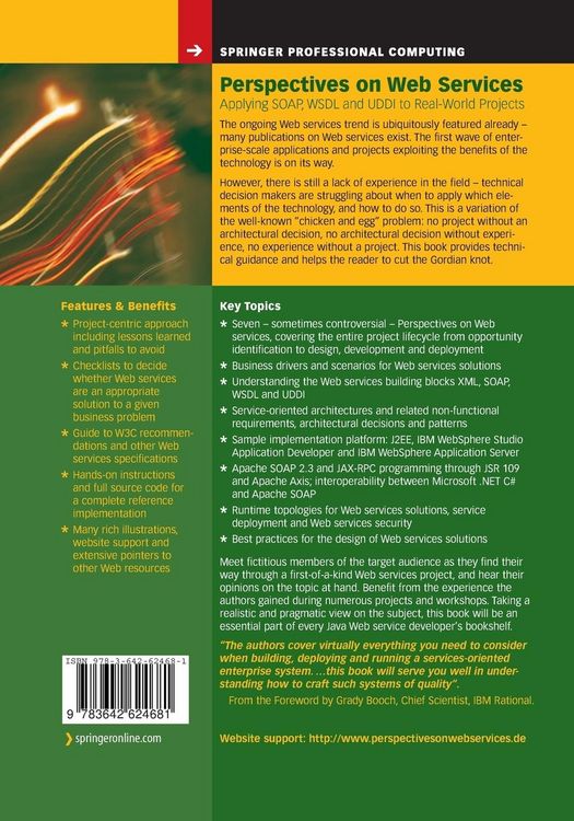Produktbild: Perspectives on Web Services