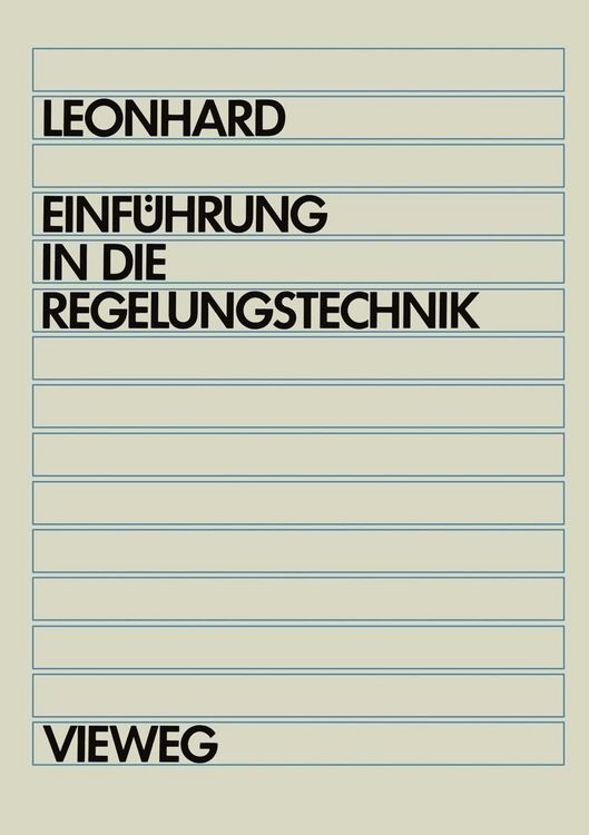 Produktbild: Einf&uuml;hrung in die Regelungstechnik
