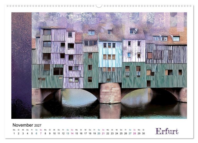 Produktbild: Stadtvisionen (Wandkalender 2027 DIN A2 quer), CALVENDO Monatskalender