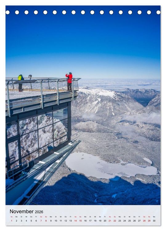 Produktbild: Garmisch-Partenkirchen und die faszinierende Bergwelt der Alpen (Tischkalender 2026 DIN A5 hoch), CALVENDO Monatskalender