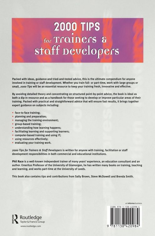 Produktbild: 2000 Tips for Trainers and Staff Developers