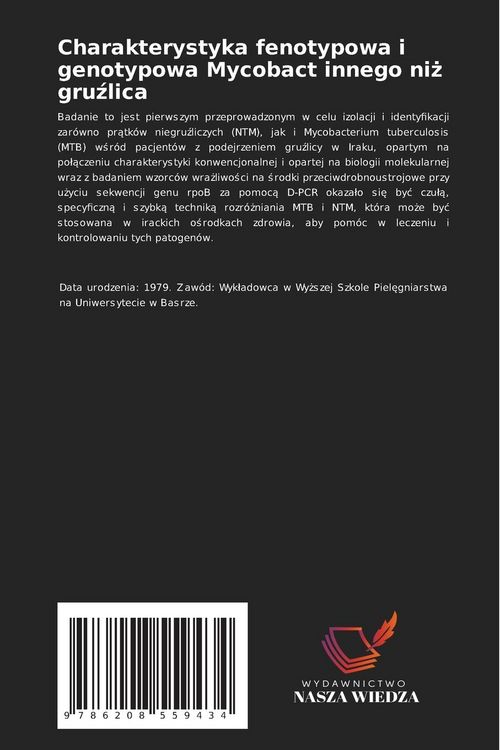 Produktbild: Charakterystyka fenotypowa i genotypowa Mycobact innego ni&iquest; gru&iquest;lica
