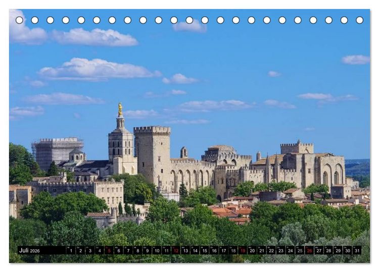 Produktbild: Provence (Tischkalender 2026 DIN A5 quer), CALVENDO Monatskalender