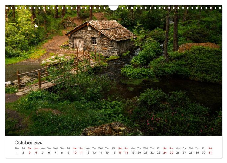 Produktbild: Aosta Valley and its nature (Wall Calendar 2026 DIN A3 landscape), CALVENDO 12 Month Wall Calendar