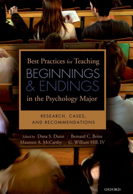 Produktbild: Best Practices for Teaching Beginnings and Endings in the Psychology Major