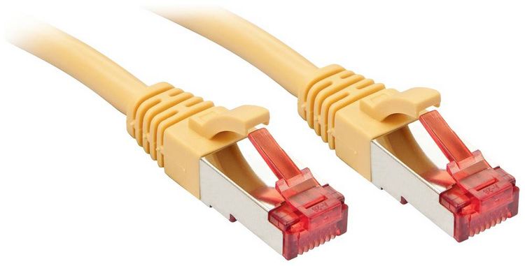 Produktbild: LINDY 47769 RJ45 Patchkabel CAT 6 S/FTP 15.00 m Gelb 1 St.