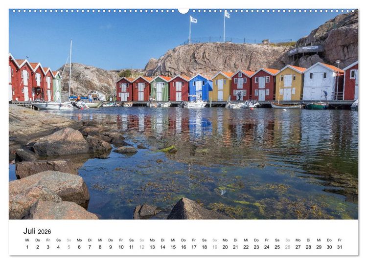 Produktbild: Schweden - Die Highlights von Sm&aring;land bis zur Westk&uuml;ste (Wandkalender 2026 DIN A2 quer), CALVENDO Monatskalender