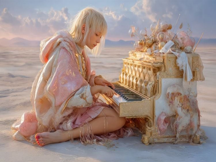 Produktbild: CALVENDO Puzzle Eine Liebe zur Musik | 1000 Teile Lege-Gr&ouml;&szlig;e 64x48cm Foto-Puzzle f&uuml;r gl&uuml;ckliche Stunden