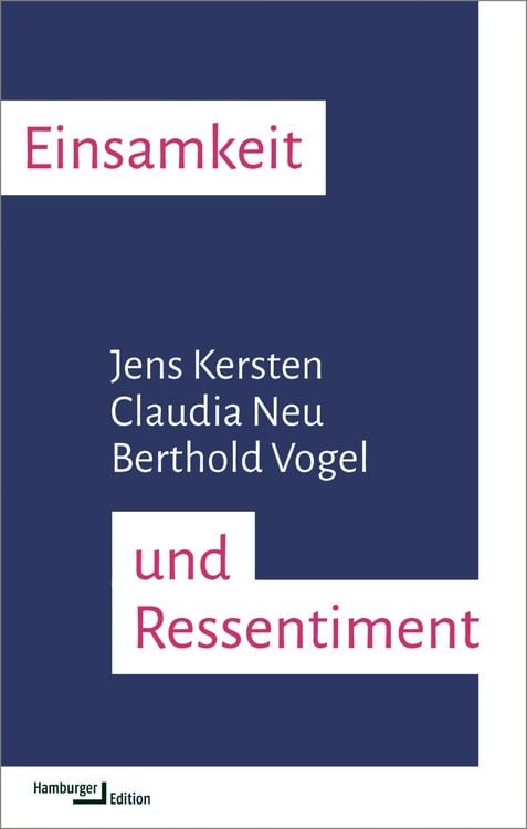 Produktbild: Einsamkeit und Ressentiment