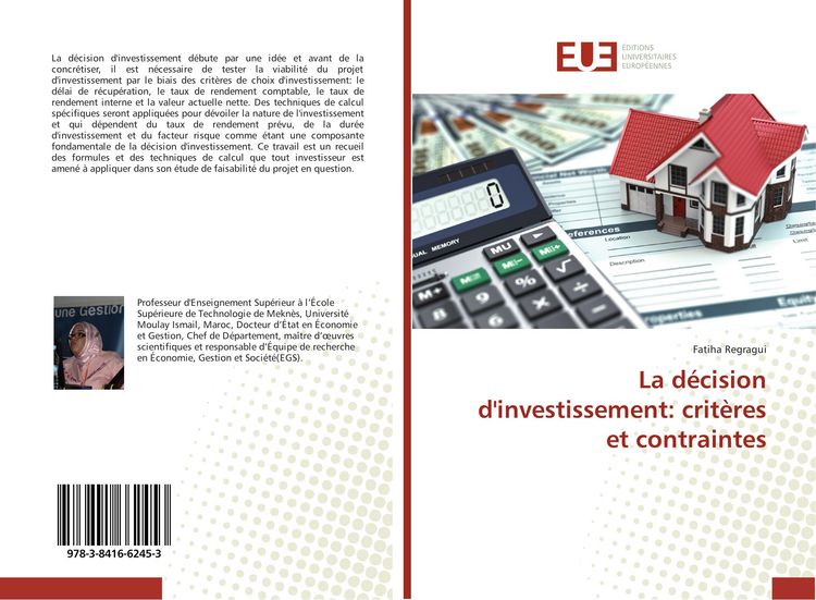 Produktbild: La d&eacute;cision d'investissement: crit&egrave;res et contraintes