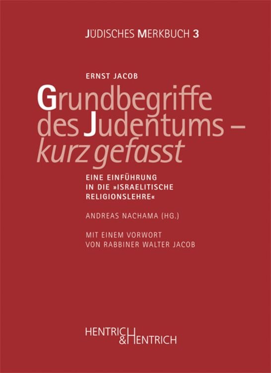 Produktbild: Grundbegriffe des Judentums &ndash; kurz gefasst