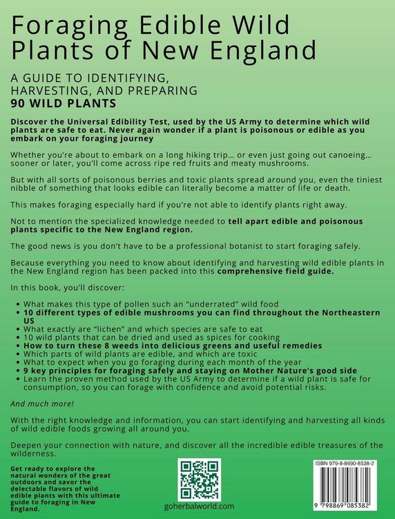 Produktbild: Foraging Edible Wild Plants of New England
