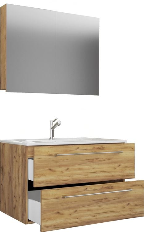 Produktbild: 3-tlg. Waschplatz Waschtisch Badinos Schublade SC