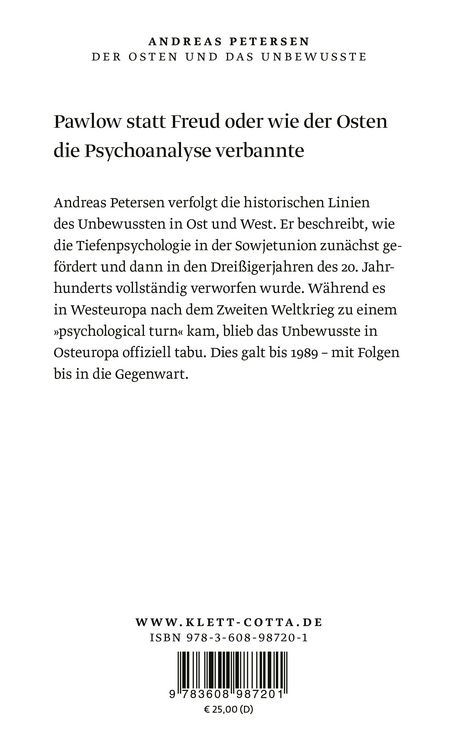 Produktbild: Der Osten und das Unbewusste