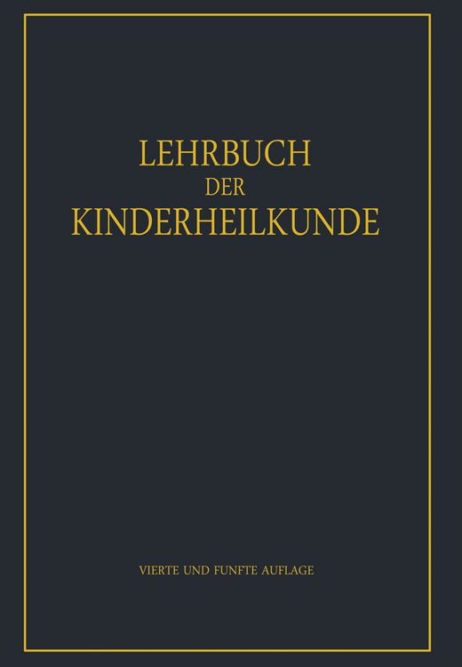 Produktbild: Lehrbuch der Kinderheilkunde