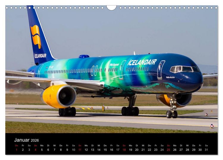 Produktbild: Sch&ouml;nheit der Flugzeuge (Wandkalender 2026 DIN A3 quer), CALVENDO Monatskalender