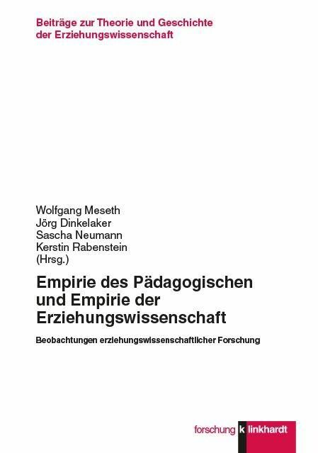 Produktbild: Empirie des P&auml;dagogischen und Empirie der Erziehungswissenschaft