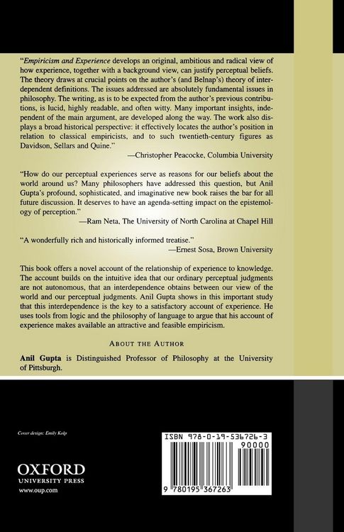 Produktbild: Empiricism and Experience