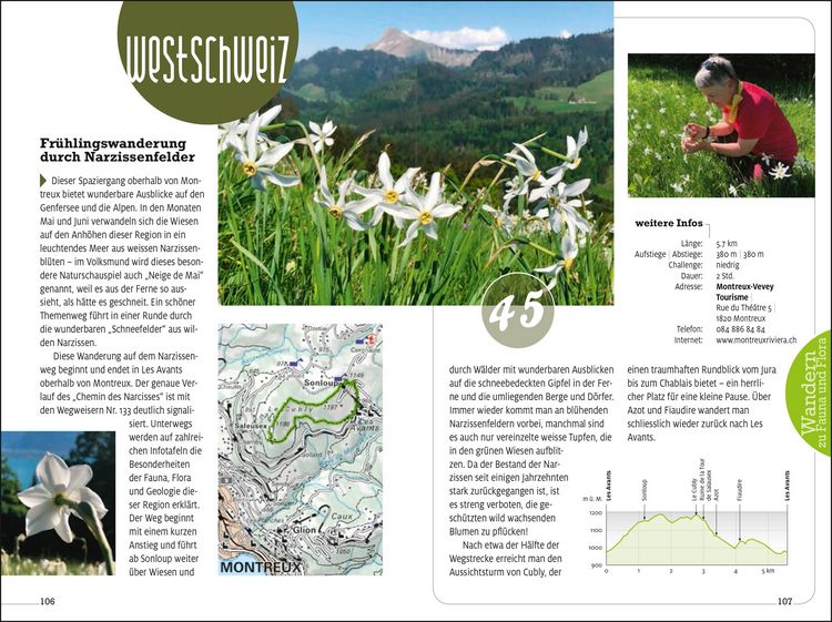 Produktbild: K&uuml;mmerly+Frey Erlebnis Schweiz Wandern zu Flora und Fauna - Wanderf&uuml;hrer