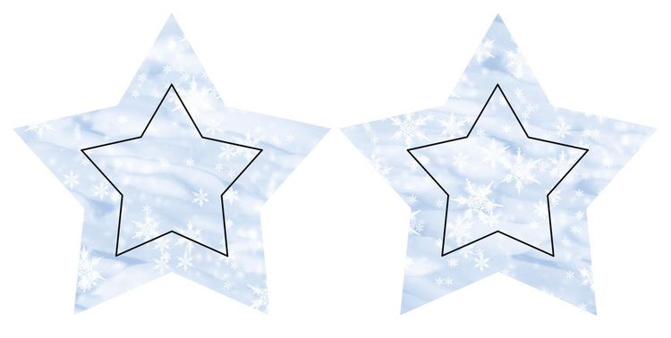 Produktbild: URSUS Laternenzeit / Home Decoration Twinkle Star Schnee, Stern Bastel-Set als Laterne oder Deko-Licht