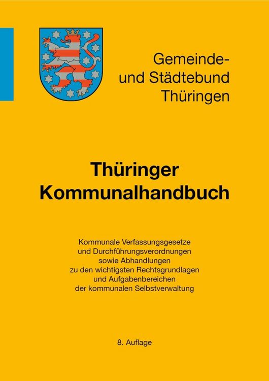 Produktbild: Th&uuml;ringer Kommunalhandbuch, 8. Auflage