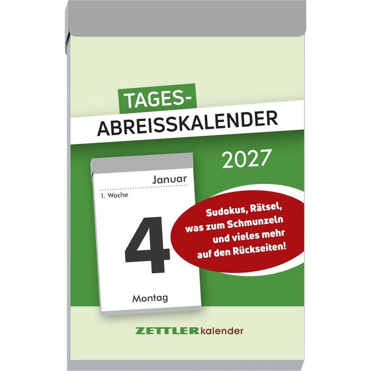 Produktbild: Tagesabrei&szlig;kalender L 2027