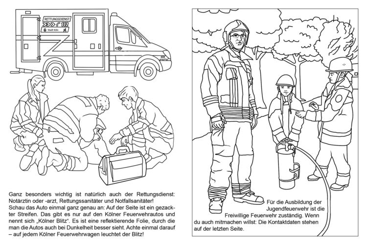 Produktbild: Mein Malbuch Feuerwehr K&ouml;ln