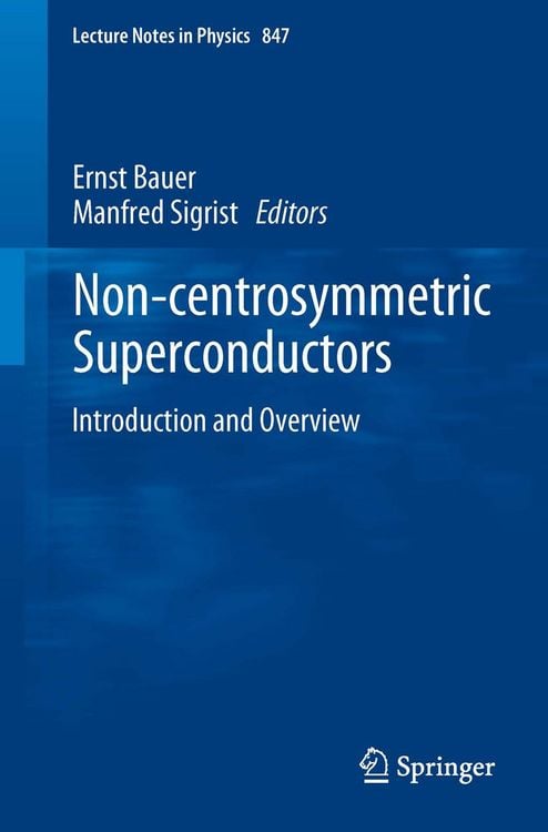 Produktbild: Non-Centrosymmetric Superconductors
