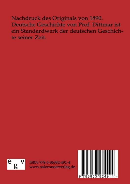 Produktbild: Geschichte des Deutschen Volkes