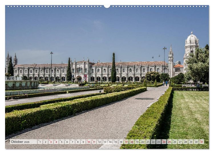 Produktbild: Lissabon Stadtansichten (hochwertiger Premium Wandkalender 2026 DIN A2 quer), Kunstdruck in Hochglanz