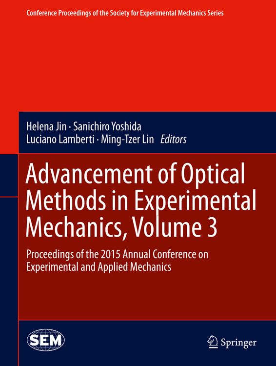 Produktbild: Advancement of Optical Methods in Experimental Mechanics, Volume 3