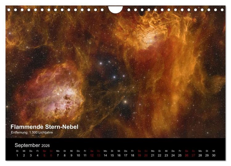 Produktbild: Juwelen des Nachthimmels (Wandkalender 2026 DIN A4 quer), CALVENDO Monatskalender