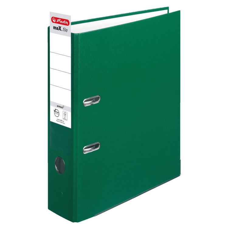 Produktbild: Herlitz Ordner maX.file protect A4 8cm gr&uuml;n