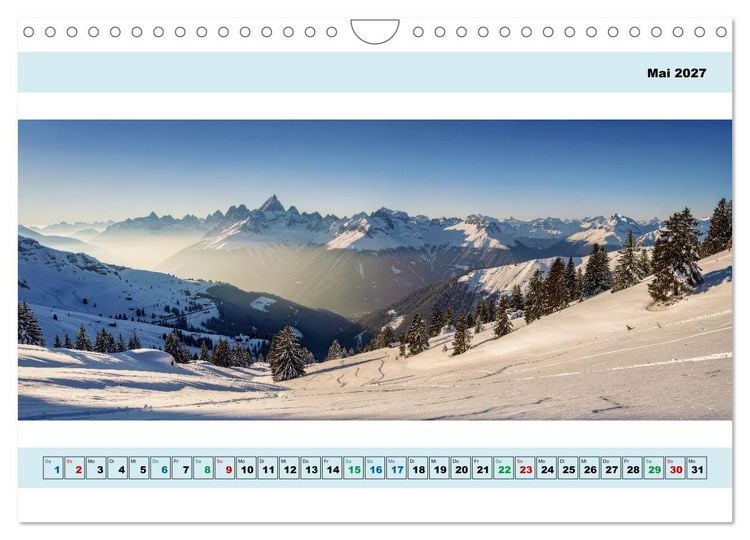 Produktbild: Alpen - Panorama - Mehr Aussicht geht nicht (Wandkalender 2027 DIN A4 quer), CALVENDO Monatskalender