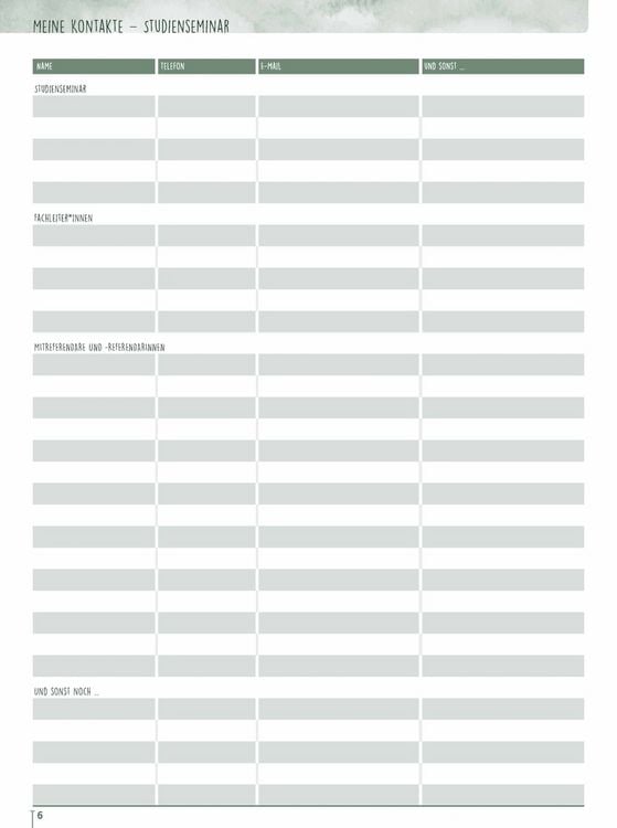 Produktbild: Mein Schulplaner f&uuml;rs Referendariat Schuljahr 2026/2027