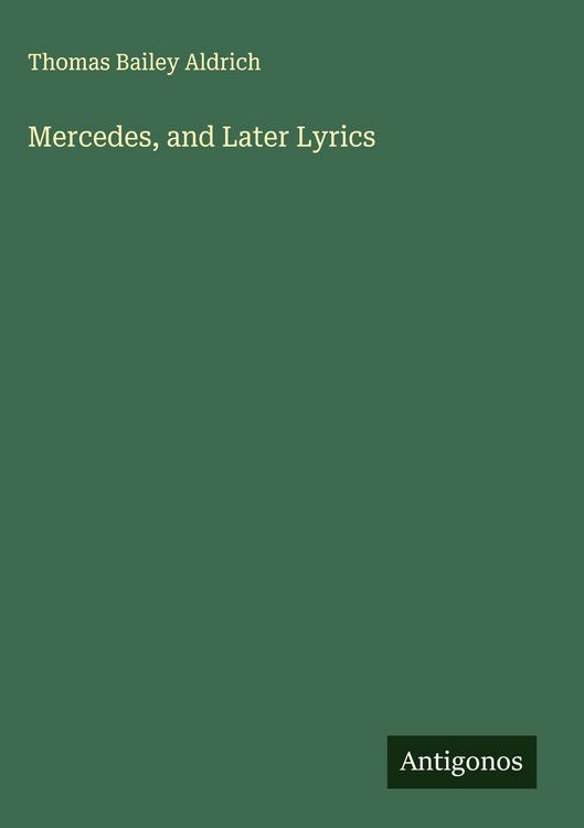 Produktbild: Mercedes, and Later Lyrics